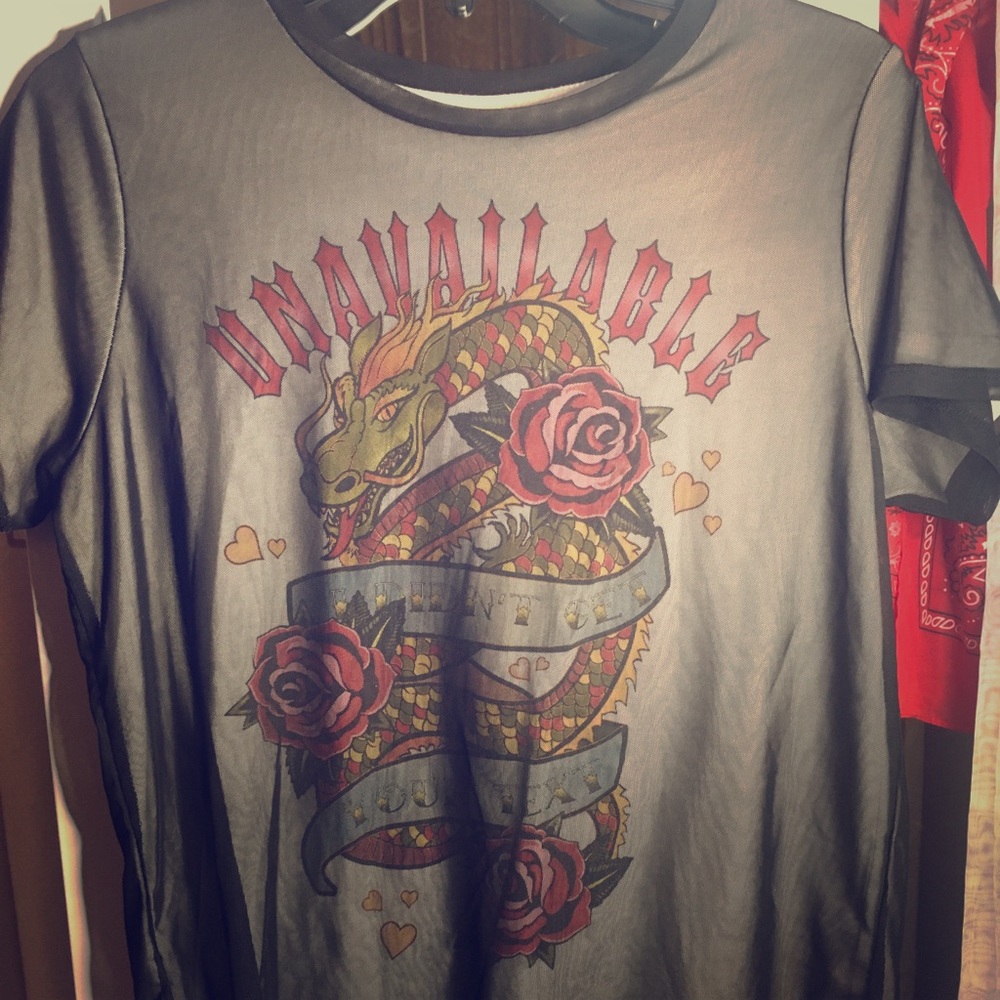 “Unavailable” shirt